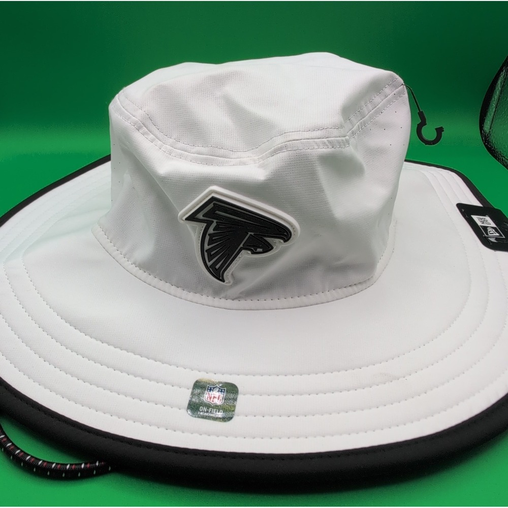 Atlanta Falcons New Era Training Camp Bucket Hat Panama White Adult OSFM
